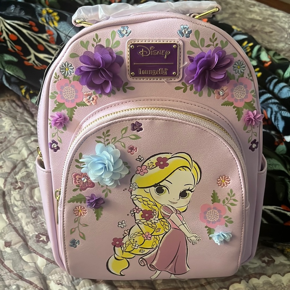 Tangled loungefly mini backpack
